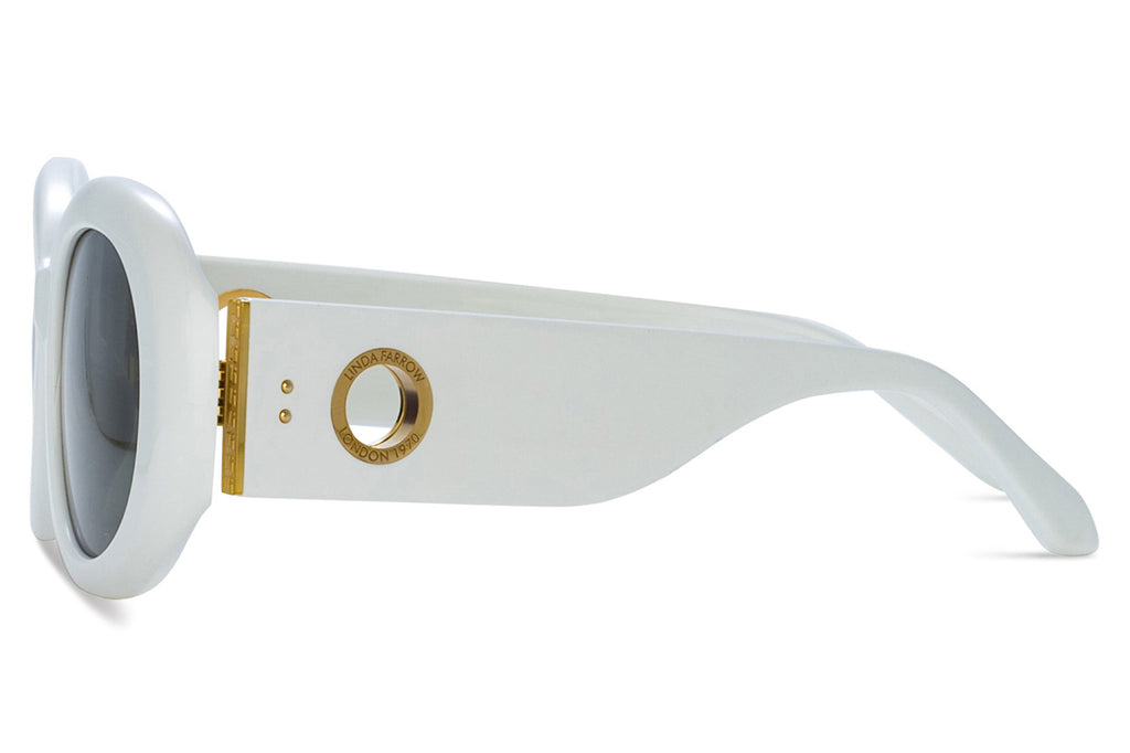 Linda Farrow - Lina Sunglasses White (C4)