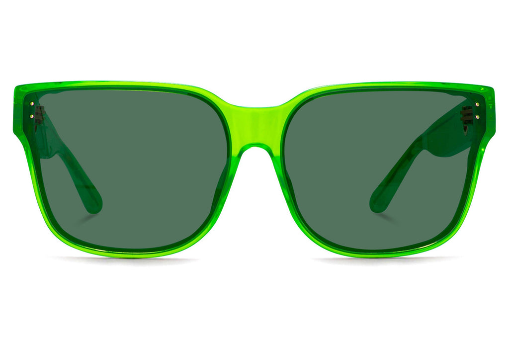 Linda Farrow - Rui Sunglasses Neon Lime (C3)