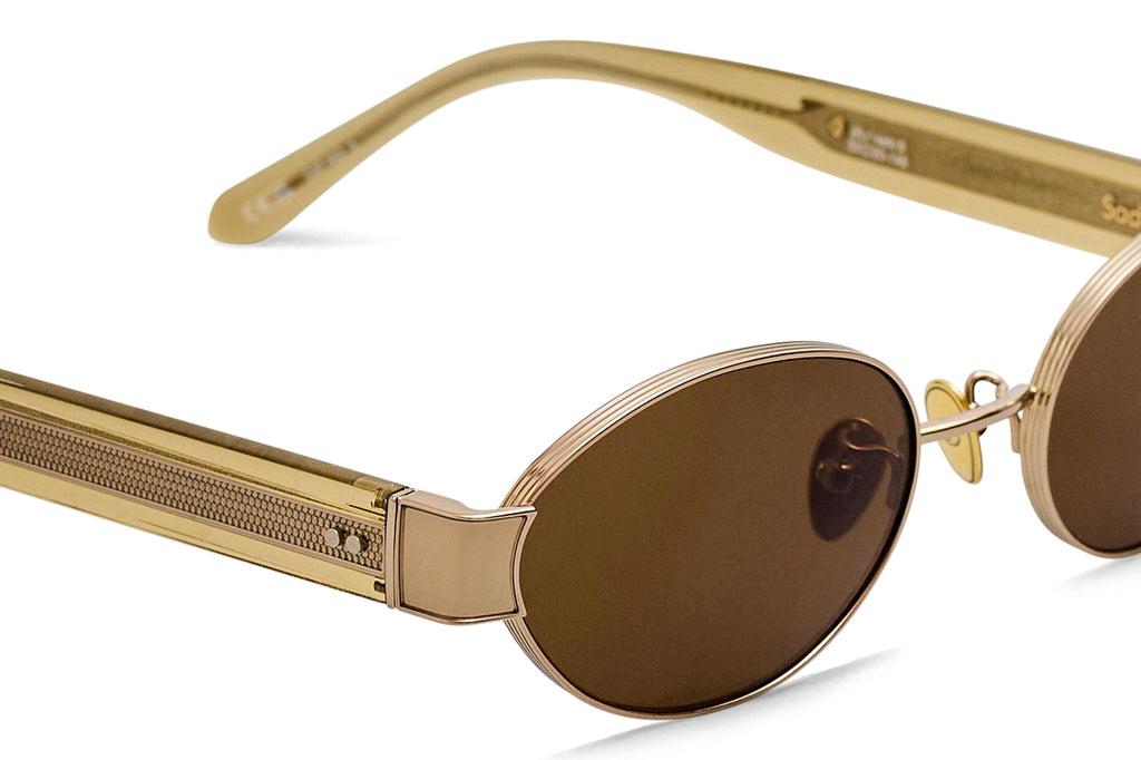 Linda Farrow - Sadie Sunglasses Light Gold (C5)