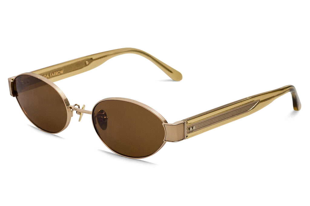 Linda Farrow - Sadie Sunglasses Light Gold (C5)