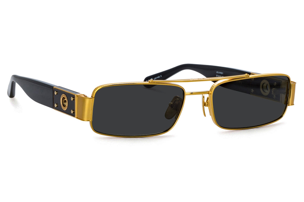 Linda Farrow - Joey Sunglasses Yellow Gold (C1)