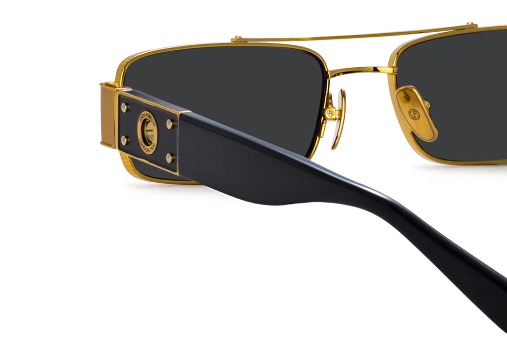 Linda Farrow - Joey Sunglasses Yellow Gold (C1)
