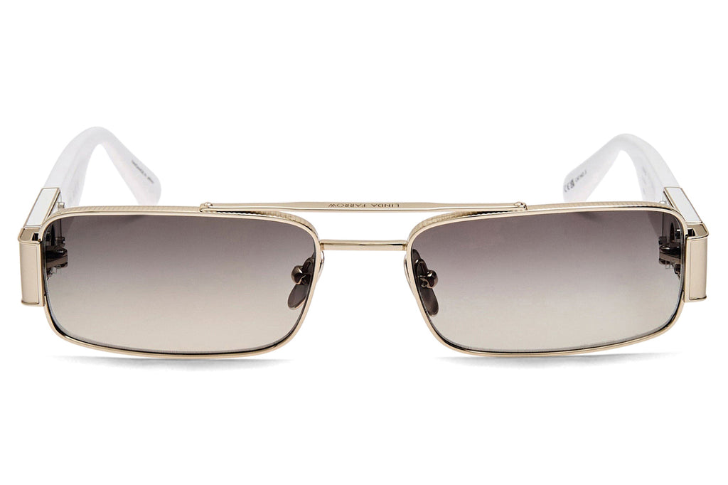 Linda Farrow - Joey Sunglasses White Gold (C3)