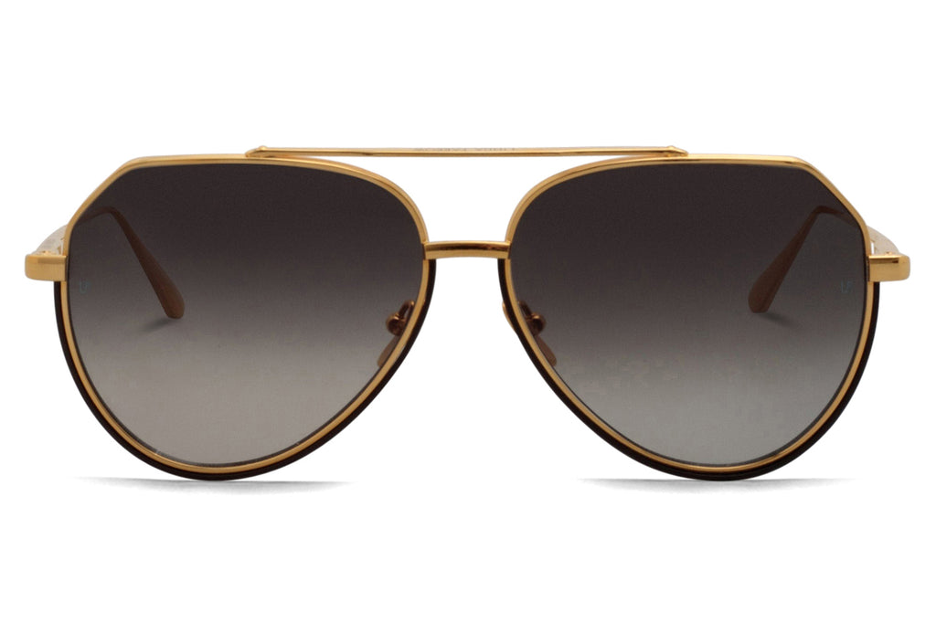 Linda Farrow - Bayer Sunglasses Yellow Gold (C1)