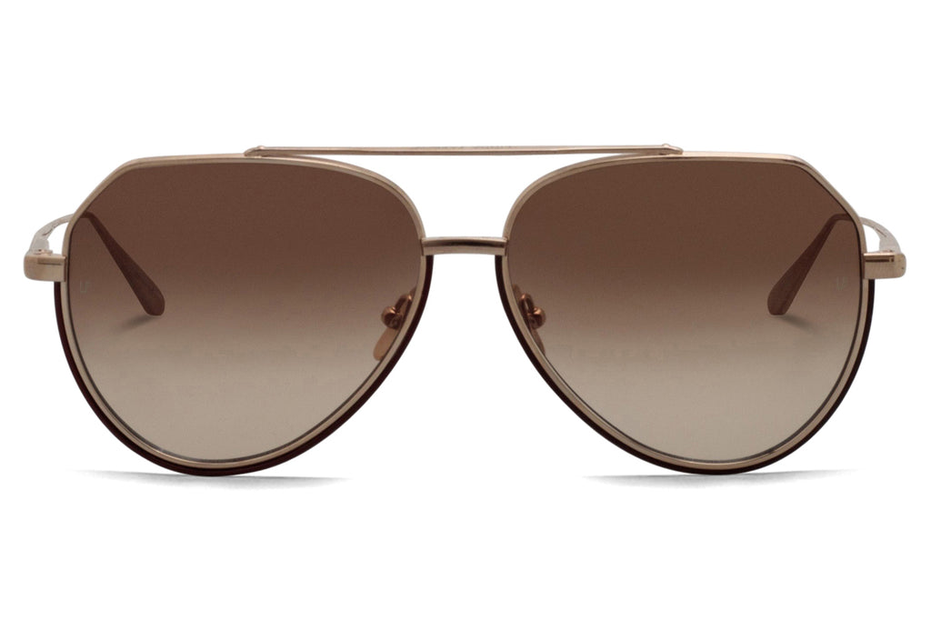 Linda Farrow - Bayer Sunglasses Light Gold (C2)