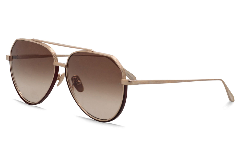 Linda Farrow - Bayer Sunglasses Light Gold (C2)