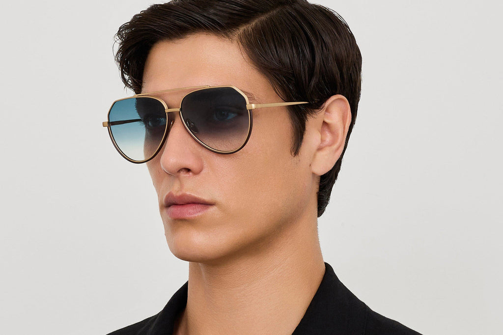 Linda Farrow - Bayer Sunglasses Matte Champagne (C5)