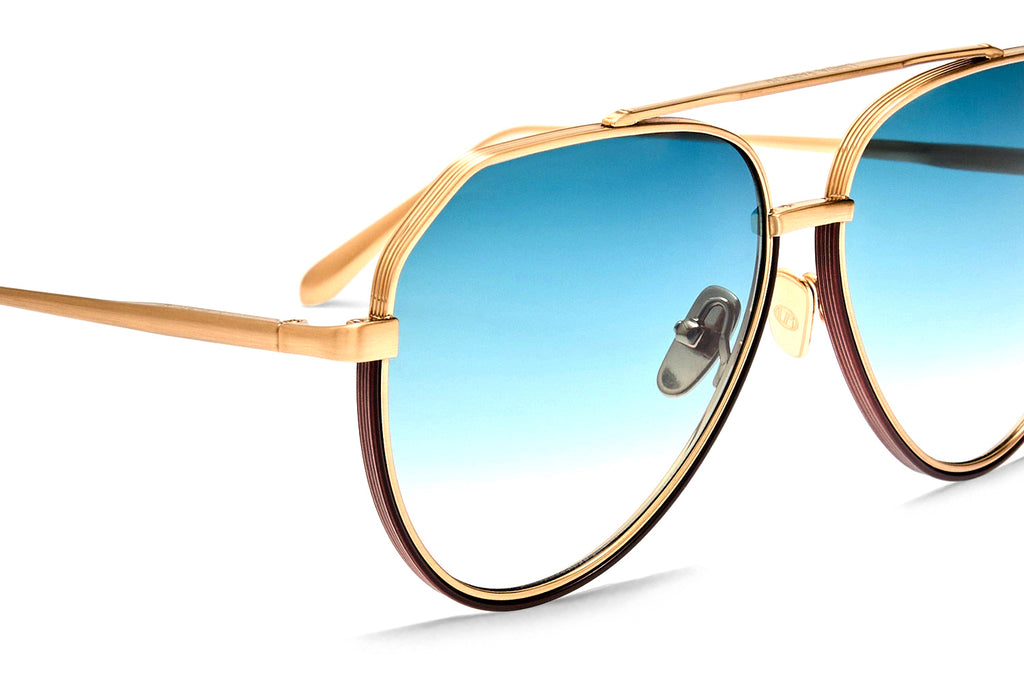Linda Farrow - Bayer Sunglasses Matte Champagne (C5)