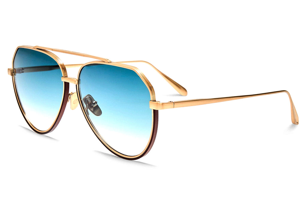 Linda Farrow - Bayer Sunglasses Matte Champagne (C5)