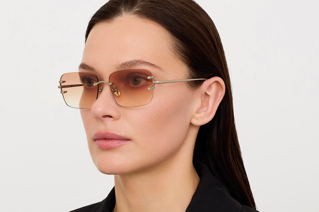 Linda Farrow - Sasha Sunglasses Light Gold (C4)