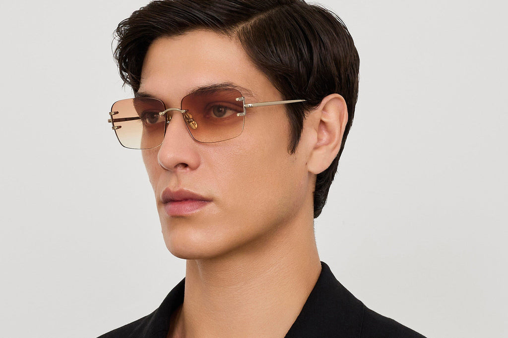 Linda Farrow - Sasha Sunglasses Light Gold (C4)