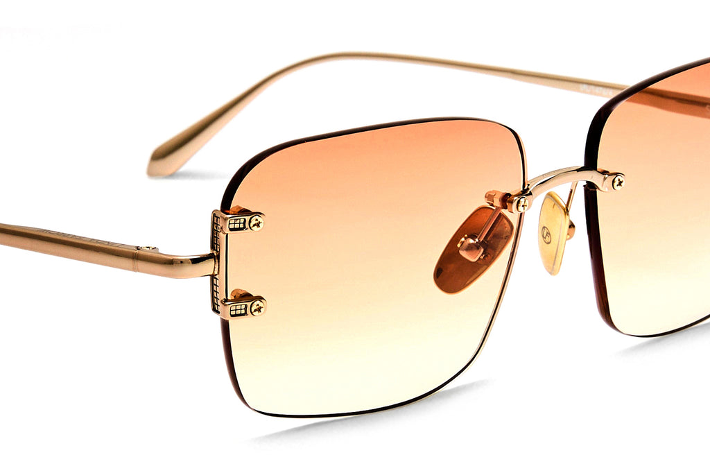 Linda Farrow - Sasha Sunglasses Light Gold (C4)