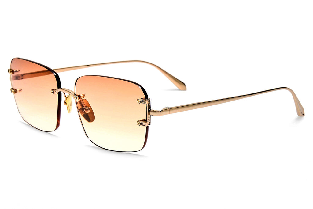 Linda Farrow - Sasha Sunglasses Light Gold (C4)