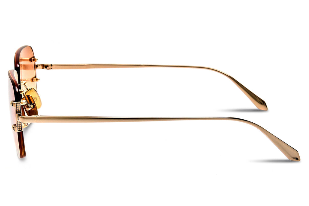Linda Farrow - Sasha Sunglasses Light Gold (C4)