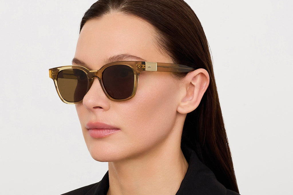 Linda Farrow - Sanchez Sunglasses Khaki (C6)