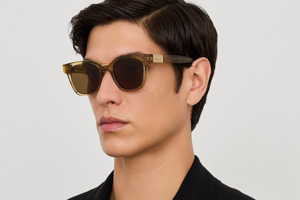 Linda Farrow - Sanchez Sunglasses Khaki (C6)