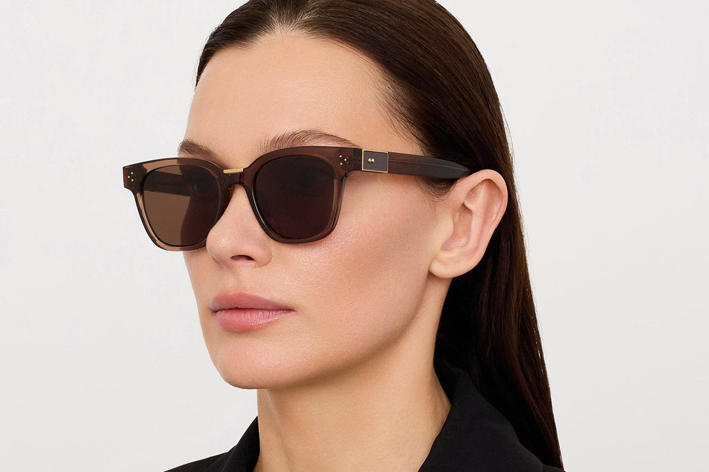 Linda Farrow - Sanchez Sunglasses Brown (C8)