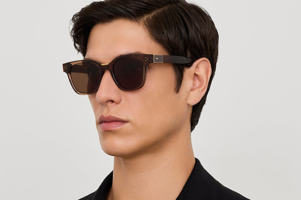 Linda Farrow - Sanchez Sunglasses Brown (C8)