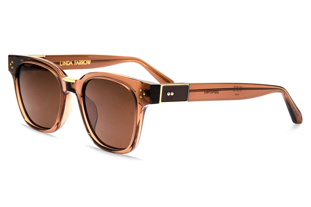 Linda Farrow - Sanchez Sunglasses Brown (C8)