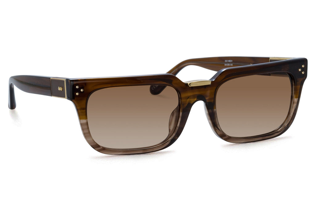 Linda Farrow - Yoan Sunglasses Caramel Horn (C4)