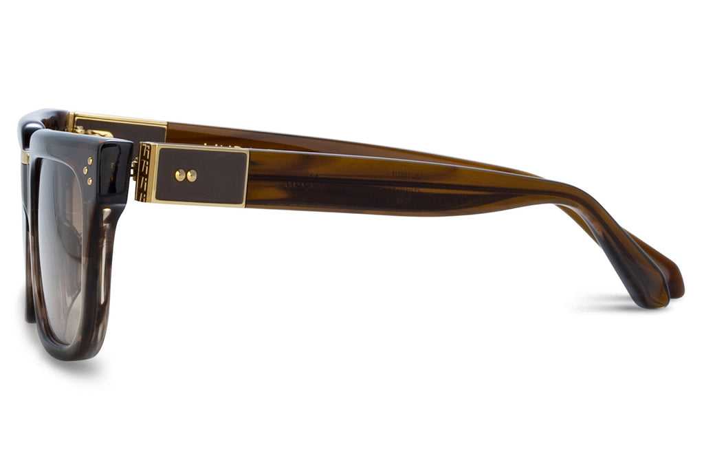Linda Farrow - Yoan Sunglasses Caramel Horn (C4)