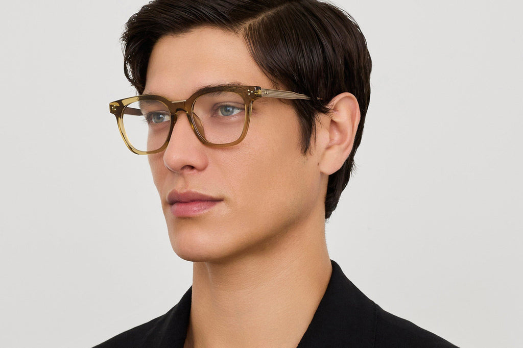 Linda Farrow - Evans Eyeglasses Khaki/Light Gold (C7)