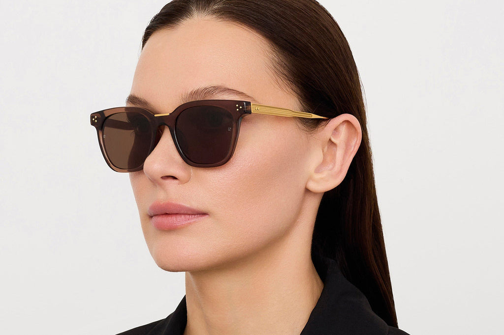 Linda Farrow - Evans Sunglasses Brown (C8)
