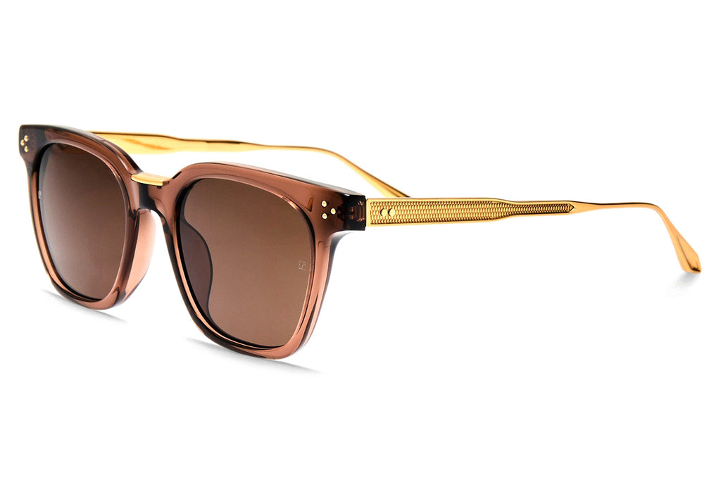 Linda Farrow - Evans Sunglasses Brown (C8)