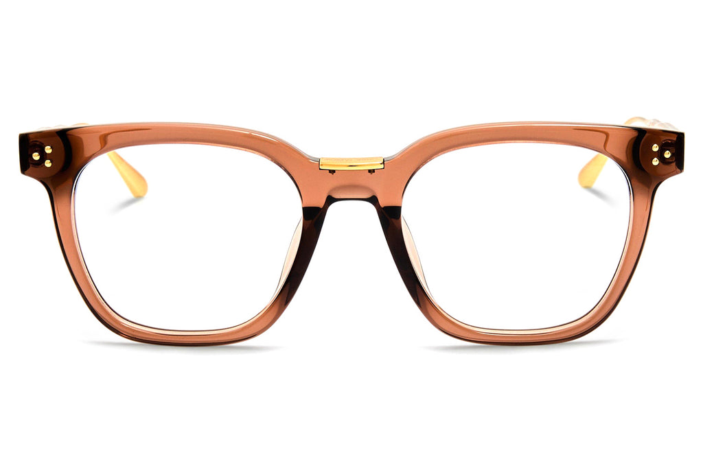 Linda Farrow - Evans Eyeglasses Brown/Matt Champagne (C9)