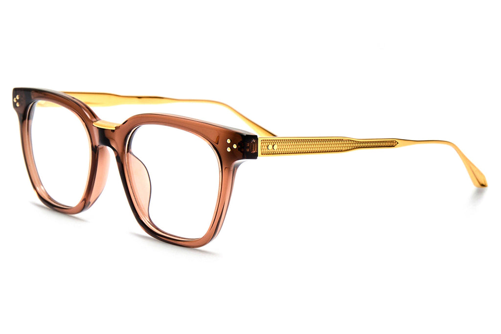 Linda Farrow - Evans Eyeglasses Brown/Matt Champagne (C9)