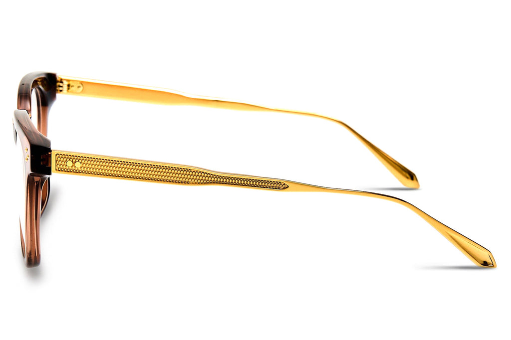 Linda Farrow - Evans Eyeglasses Khaki/Light Gold (C7)