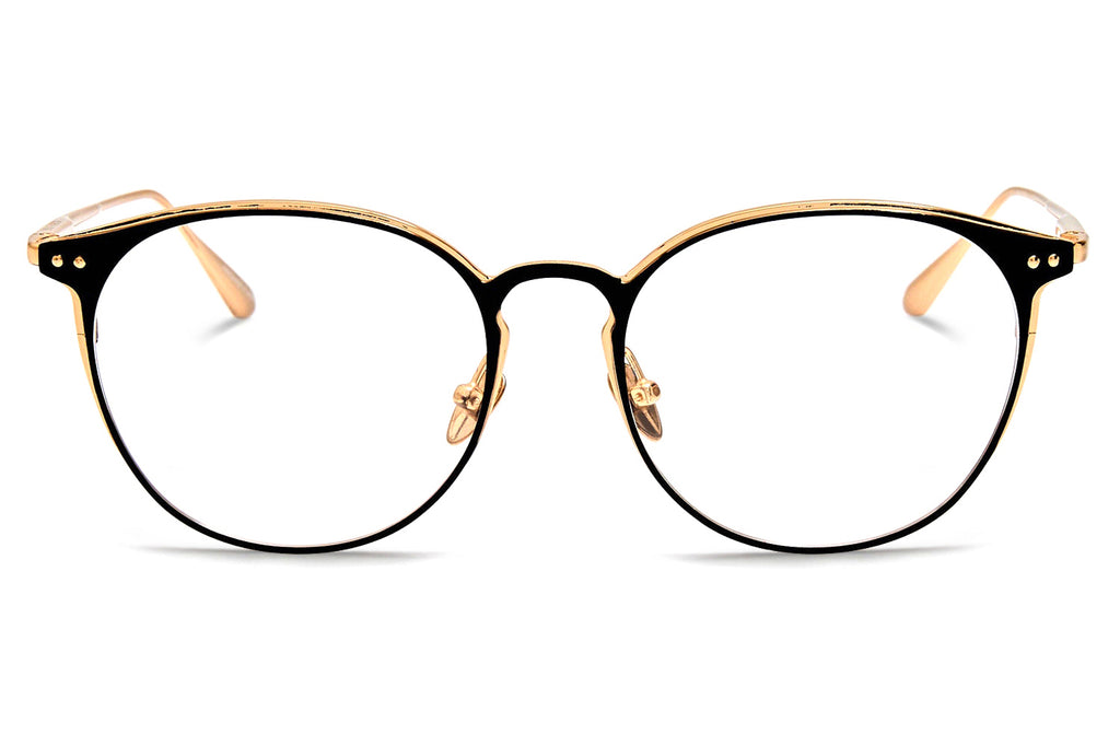 Linda Farrow - Yves Eyeglasses Matte Champagne/Satin Black (C3)
