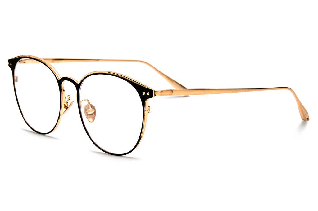 Linda Farrow - Yves Eyeglasses Matte Champagne/Satin Black (C3)