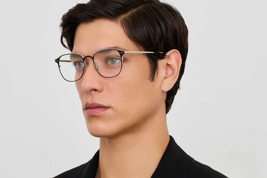 Linda Farrow - Jude Eyeglasses White Gold/Black (C2)