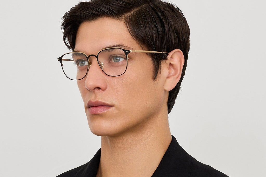 Linda Farrow - Jude Eyeglasses Matte Champagne/Satin Black (C3)