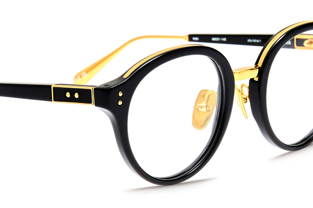 Linda Farrow - Curtis Eyeglasses Black/Yellow Gold (C1)