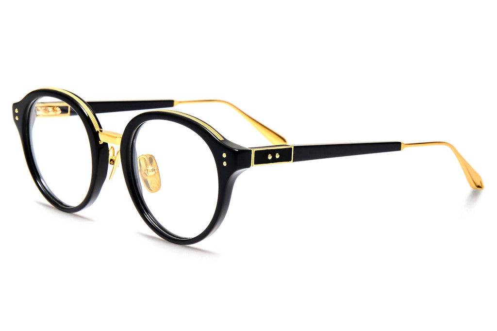 Linda Farrow - Curtis Eyeglasses Black/Yellow Gold (C1)