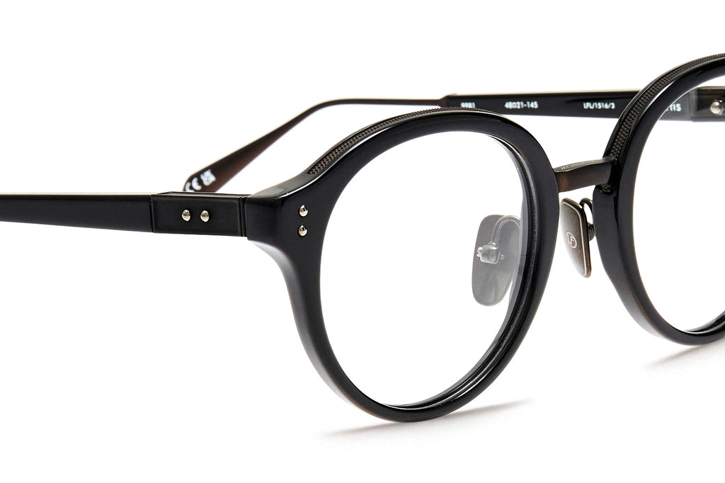 Linda Farrow - Curtis Eyeglasses Black/Matte Nickel (C3)