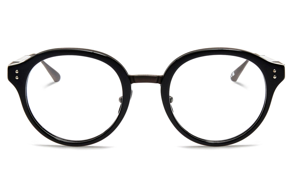 Linda Farrow - Curtis Eyeglasses Black/Matte Nickel (C3)