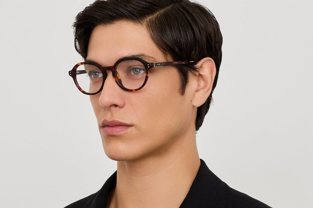 Linda Farrow - Nelson Eyeglasses Dark Tortoiseshell/Light Gold (C2)