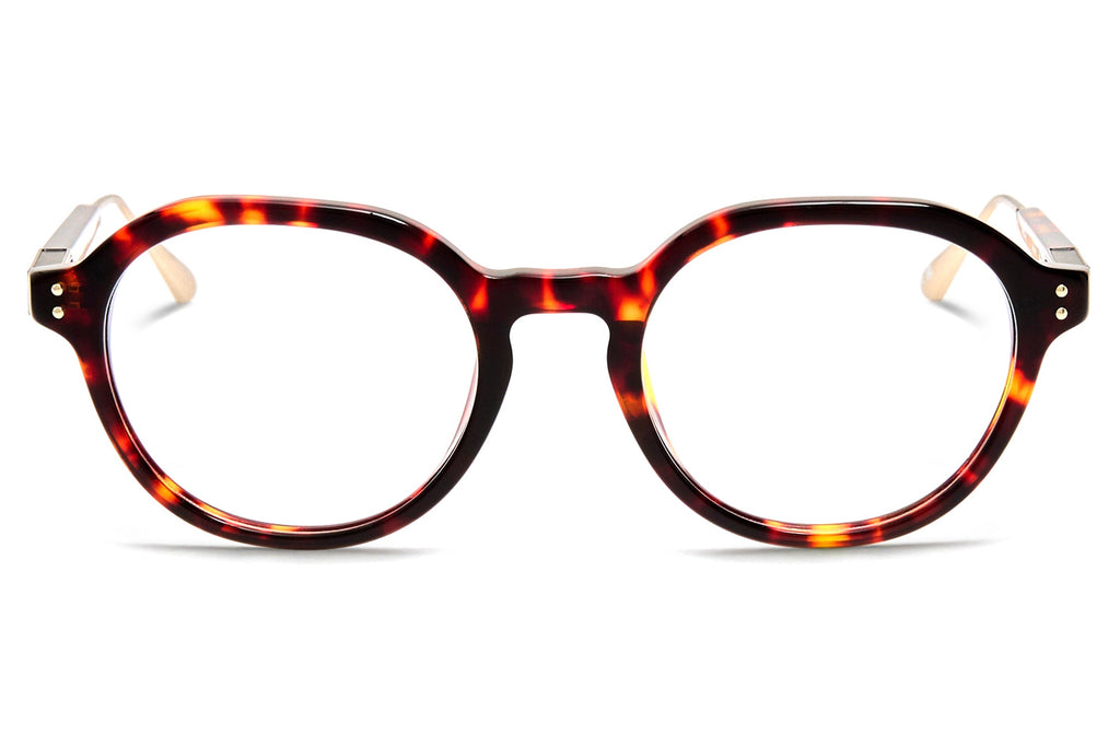 Linda Farrow - Nelson Eyeglasses Dark Tortoiseshell/Light Gold (C2)