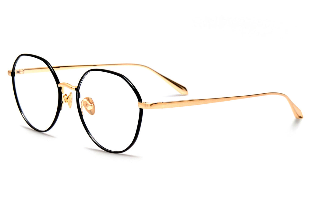 Linda Farrow - Isla Eyeglasses Matt Champagne/Satin Black (C3)