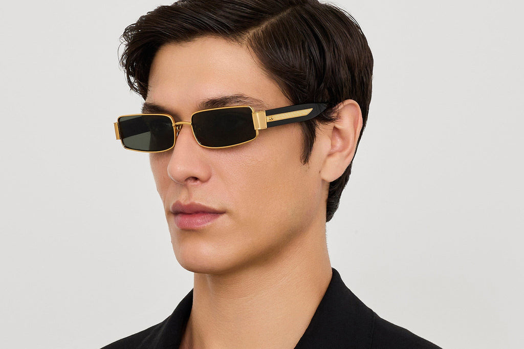 Linda Farrow - Kaia Sunglasses Yellow Gold/Black (C1)