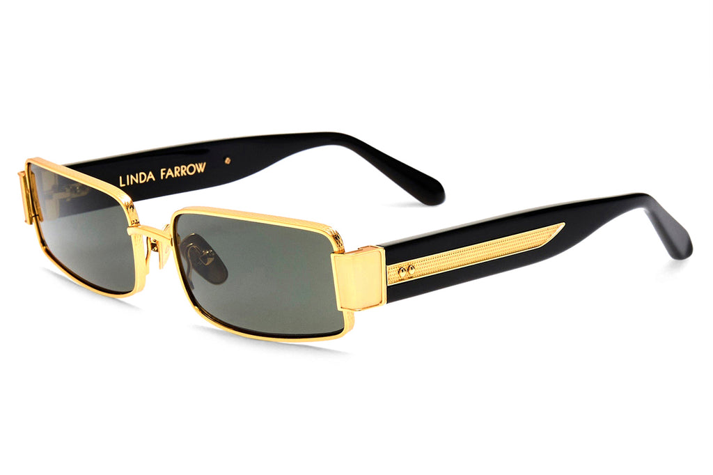 Linda Farrow - Kaia Sunglasses Yellow Gold/Black (C1)