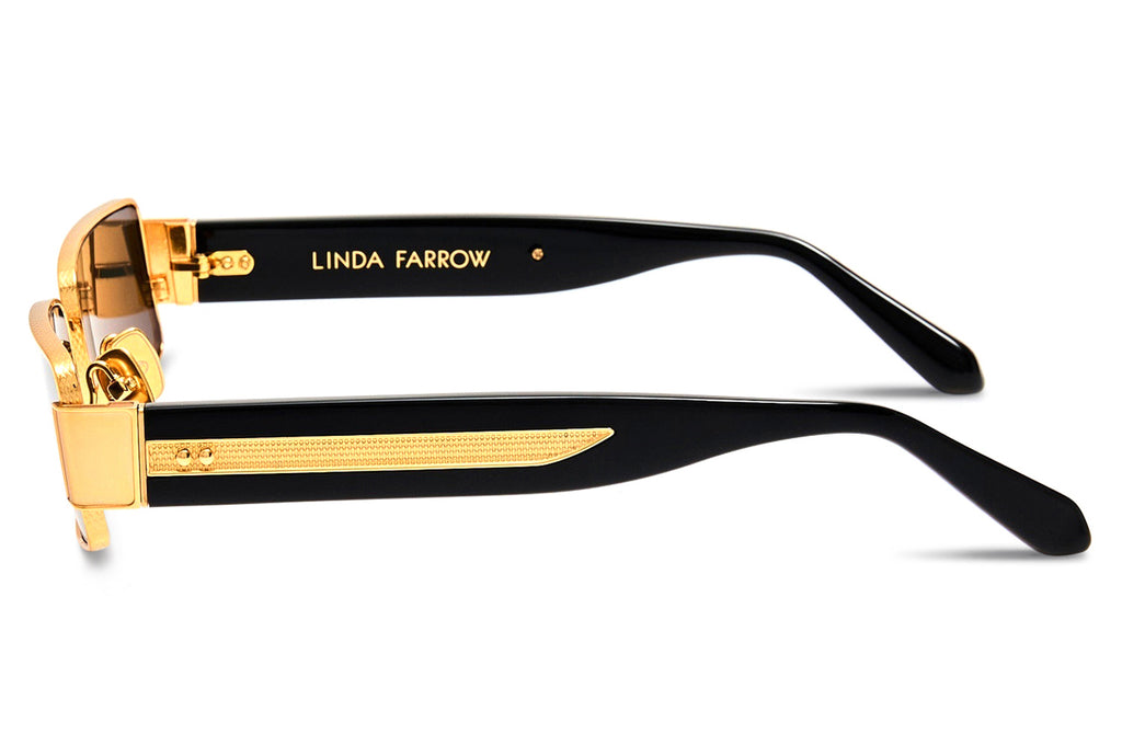 Linda Farrow - Kaia Sunglasses Yellow Gold/Black (C1)