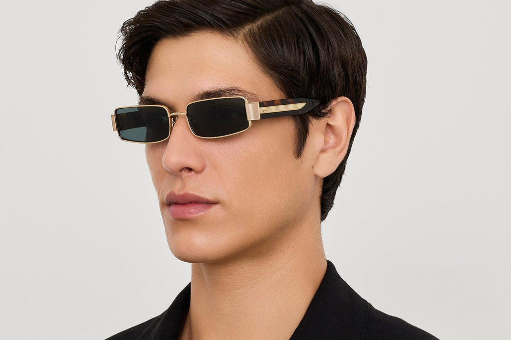 Linda Farrow - Kaia Sunglasses Light Gold/Dark Tortoise (C4)