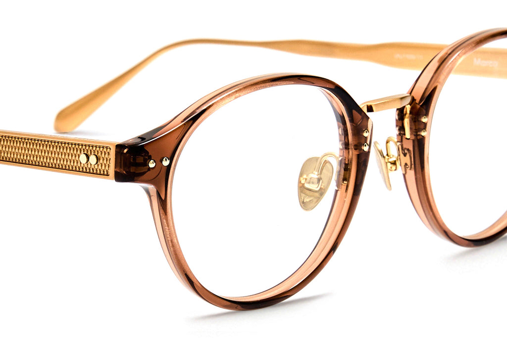 Linda Farrow - Marco Eyeglasses Brown/Matte Champagne (C11)