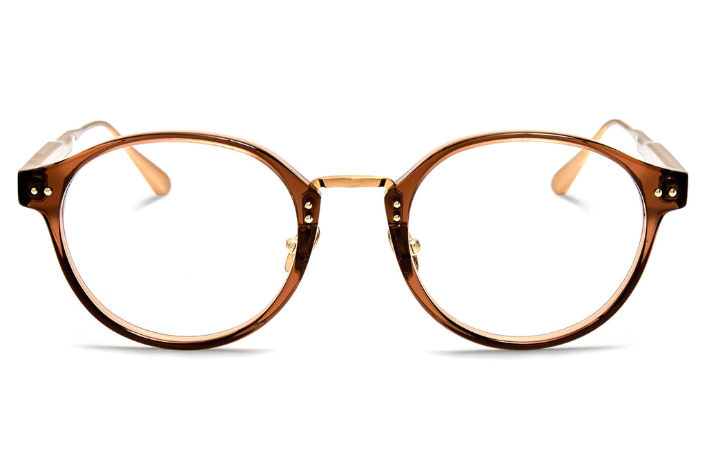 Linda Farrow - Marco Eyeglasses Brown/Matte Champagne (C11)