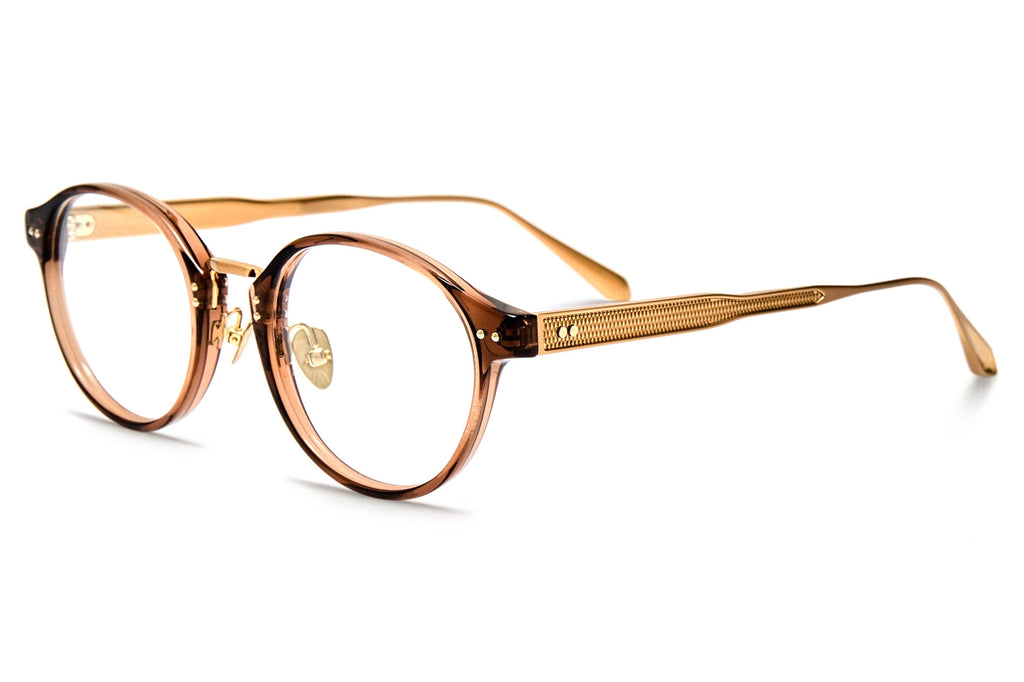 Linda Farrow - Marco Eyeglasses Brown/Matte Champagne (C11)