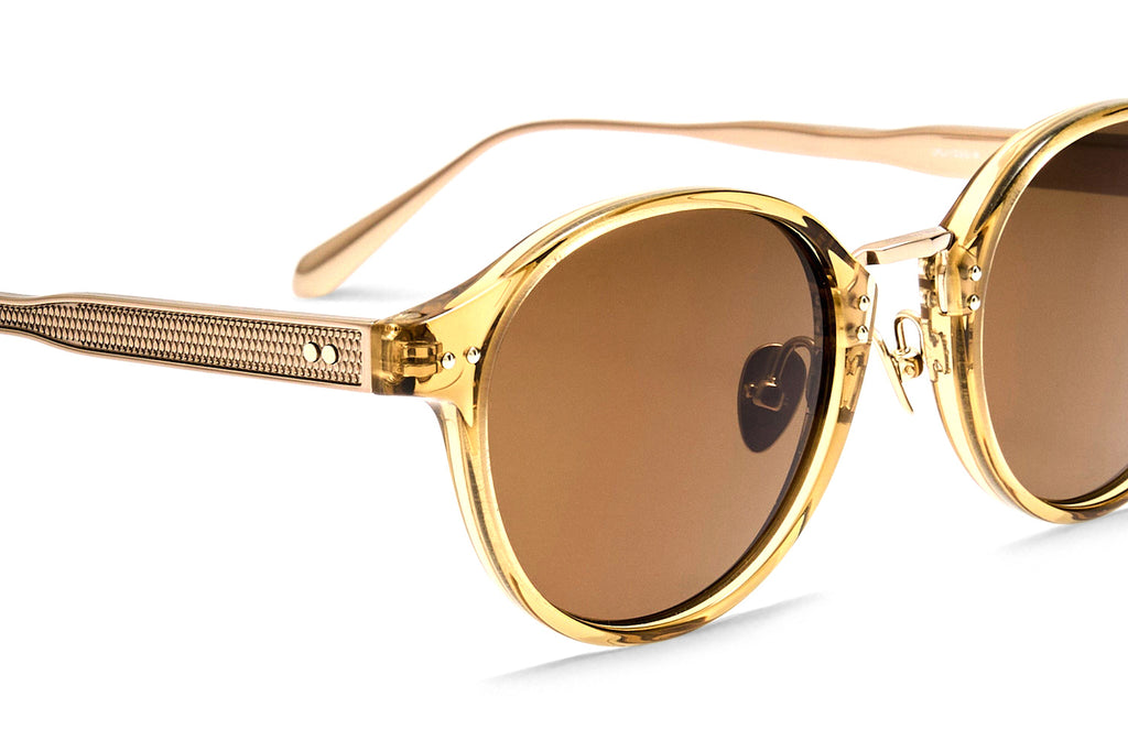 Linda Farrow - Marco Sunglasses Khaki/Light Gold (C8)